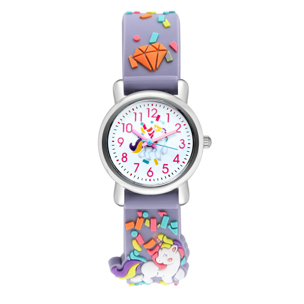 Casual Unicorn Buckle Quartz Kids Watches display picture 2