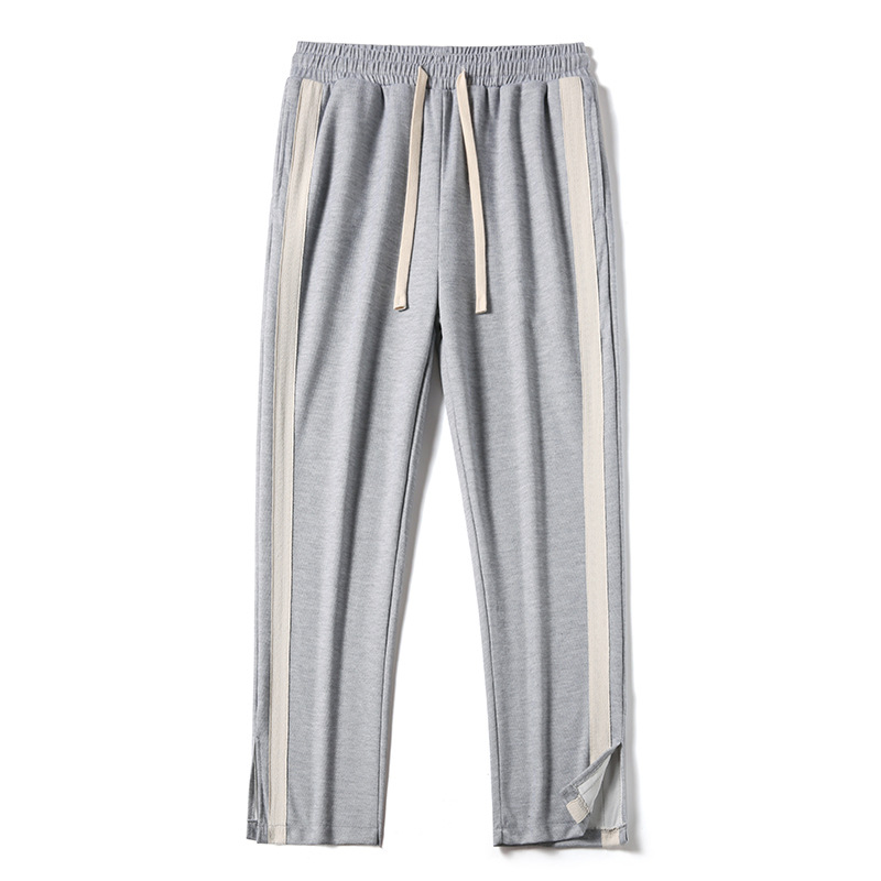 Pantalones informales para hombre, talla europea 25, populares transfronterizos, versátiles, holgados, estilo de Hong Kong, largos y rectos, a la moda, para primavera y otoño.
