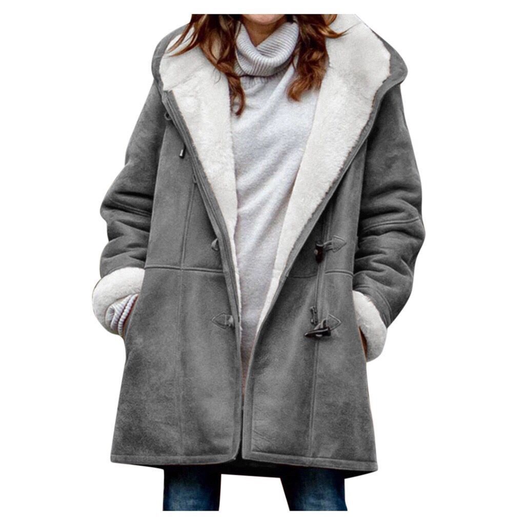 Women's Fashion Solid Color Pocket Single Breasted Coat Woolen Coat display picture 3
