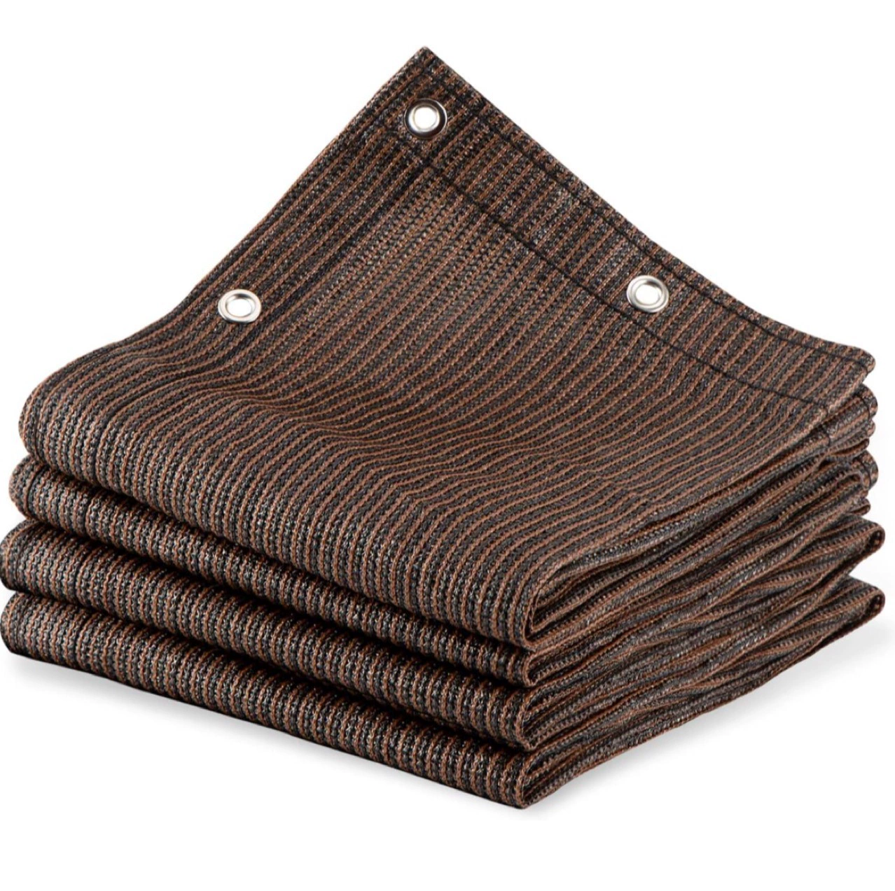 Солнцезащитная сетка коричневого цвета для балкона, двора, защитная сетка от солнца, антивозрастная, утолщенная, с зашифрованными краями, уличная солнцезащитная сетка