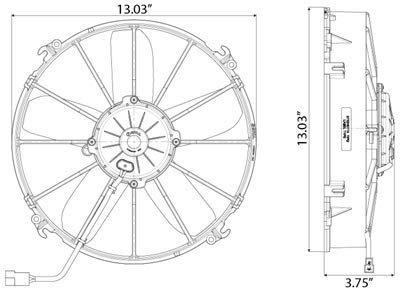 Passenger bus condenser fan 30102038 five-blade air conditioning cooling fan electric exhaust fan