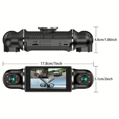 Cross-border four-recording driving recorder Driving recorder
