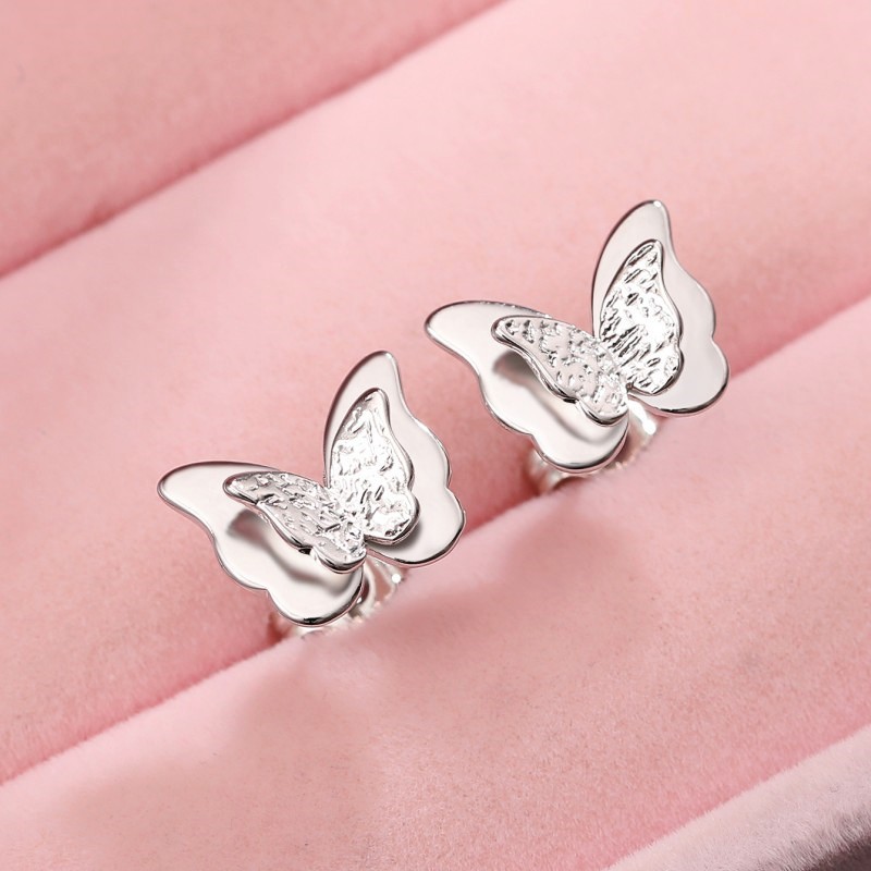 1 Pair Simple Style Butterfly Plating Copper Ear Studs display picture 4