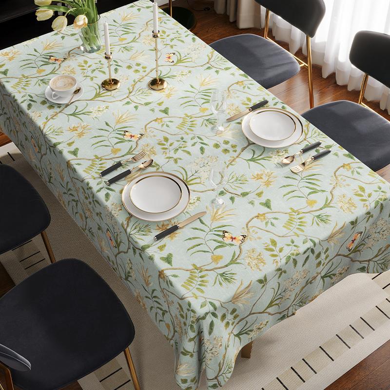 Mantel para Mesa de Comedor y Centro de PVC Impermeable, Resistente al Aceite y al Calor