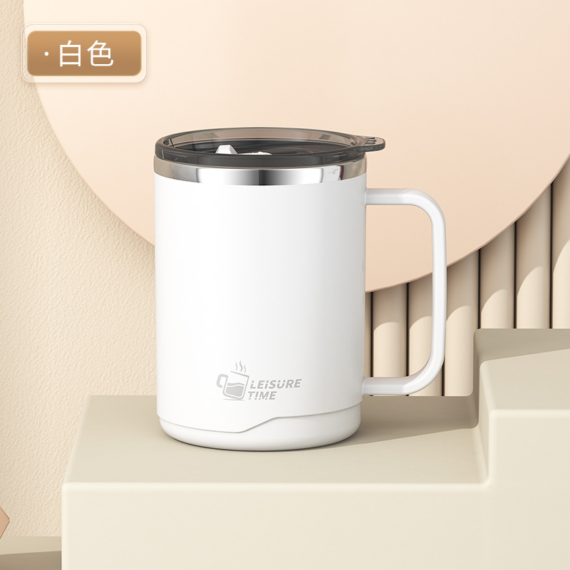 Taza de café de acero inoxidable 304 de doble capa, antiquemaduras, diseño moderno y creativo, suministro directo Yuedisi