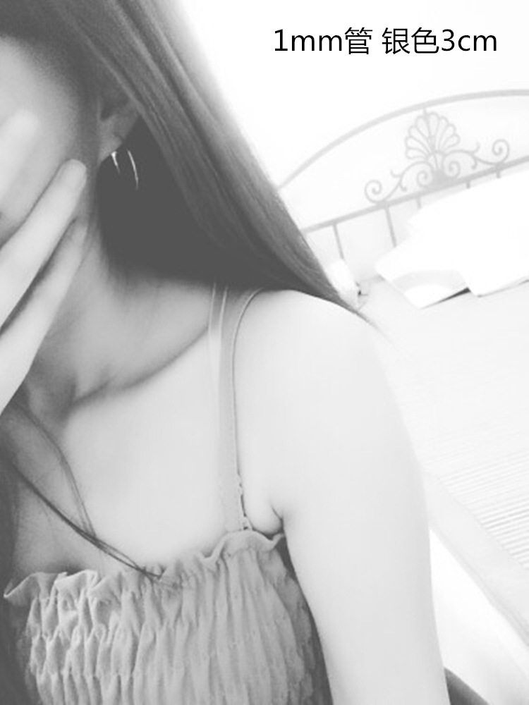 1mm管 银色3cm