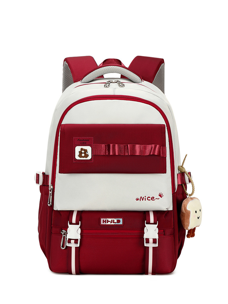 Mochila Jiang Lida de alta calidad para estudiantes de secundaria, estilo moderno, para chicas universitarias, simple, de gran capacidad, venta al por mayor