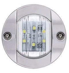 6Led Round Truck Side Light: Other lights - white-shell-red-light