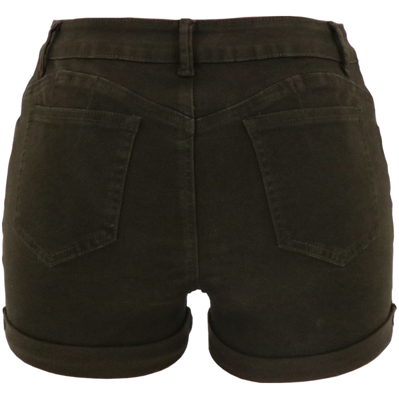 Ripped Flip-Leg Denim Shorts - Shorts - Uniqistic.com