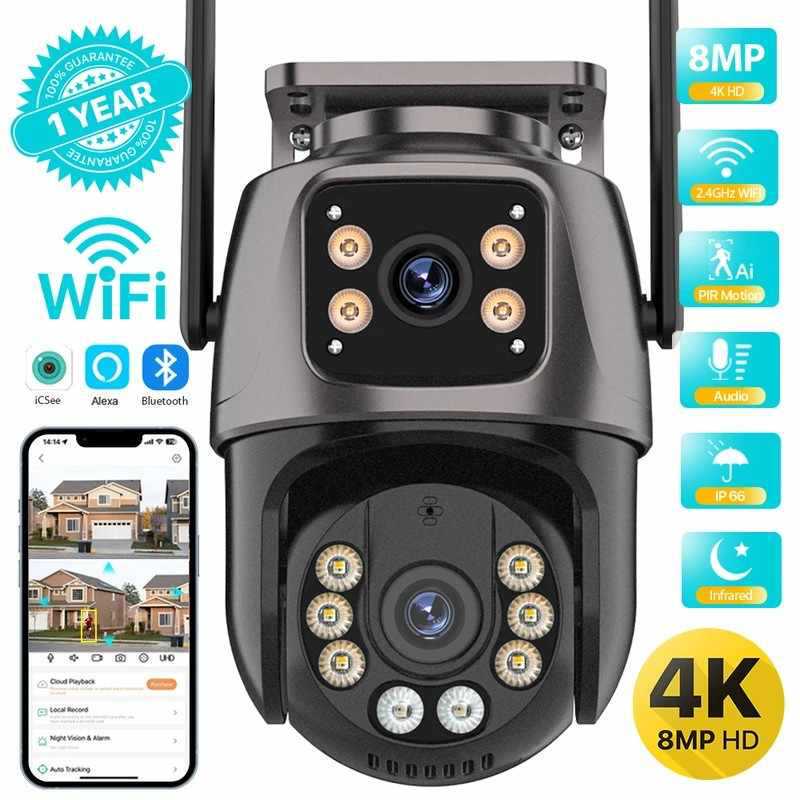 Icsee Super Look Wireless Wifi Monitor Full Color Night Vision Waterproof Dome Camera Hd 6Mp Binocular Camera