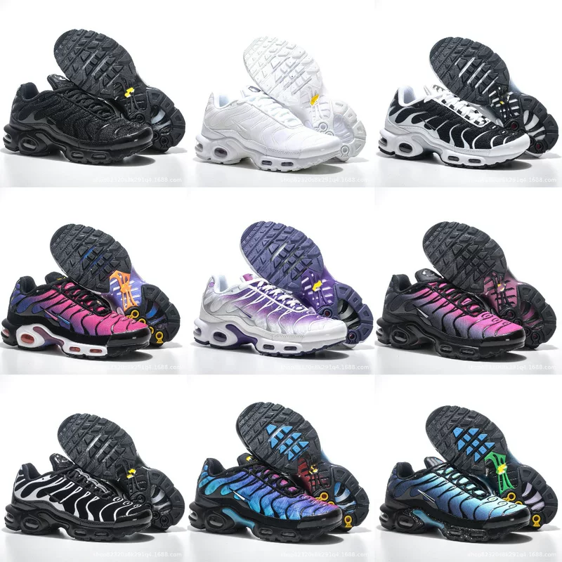 AIR MAX TN полная тыльная подкладка обувь 39-46 Кос跨-border внешняя торговля мужские кроссовки пара для бега 017, искренне набор иностранной торговли