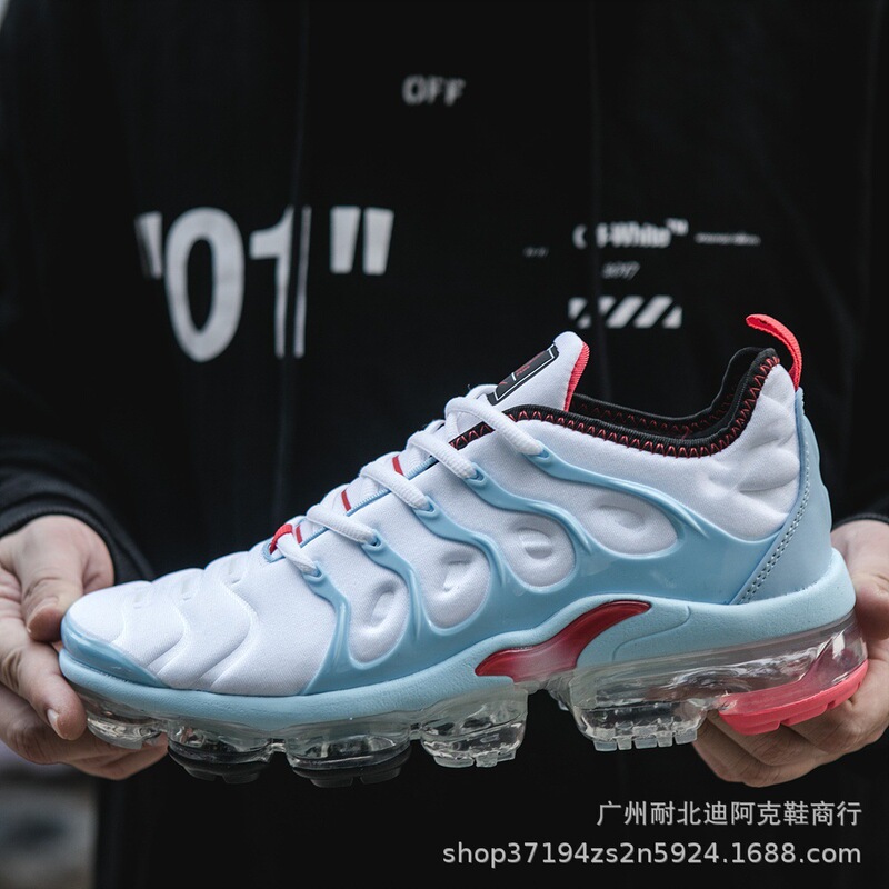 Vapormax Tn Plus Cross-Border E-Commerce Low-Top Casual Sports Shoes with Full-Length Large Cushioning and Breathable Running Shoes