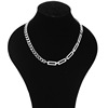 Necklace stainless steel, asymmetrical chain handmade suitable for men and women for beloved