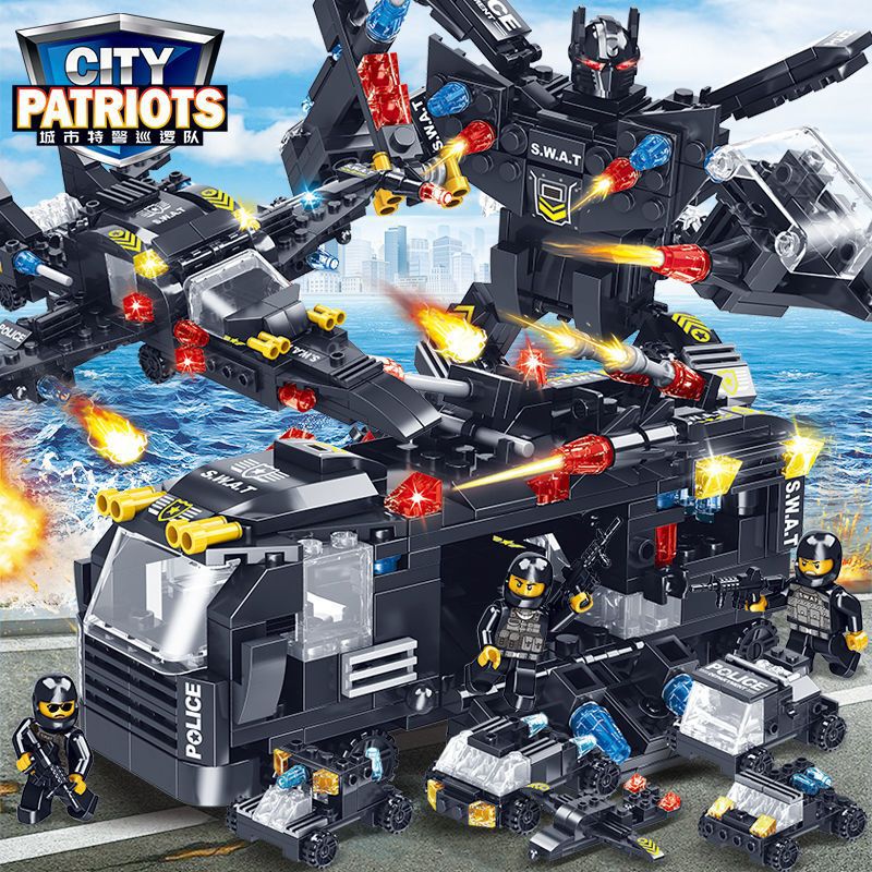 Compatible with Lego Toys, Children's Educational Building Blocks, City Swat Team, Boys' Building Blocks, Car Model, Aerospace Series Compatible with Lego Toys, Children's Educational Building Blocks, City Swat Team, Boys' Building Blocks, Car Model, Aerospace Series