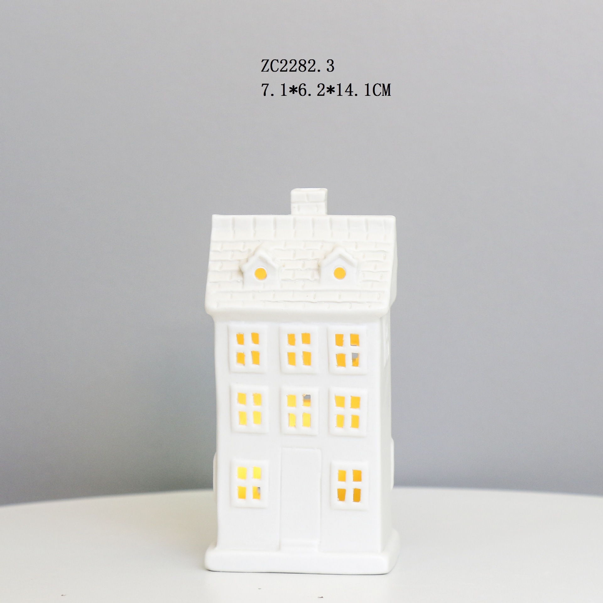 De estilo europeo Casa de cerámica lámpara LED artesanía Luz de lujo decoraciones noche luz decoración del hogar Comercio exterior transfronteriza al por mayor