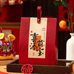 新商品の赤ちゃんの喜糖の箱が生まれて満月の百日の宴の礼箱の喜糖の袋の喜添萌宝の誕生日の満1歳の宴の砂糖の箱