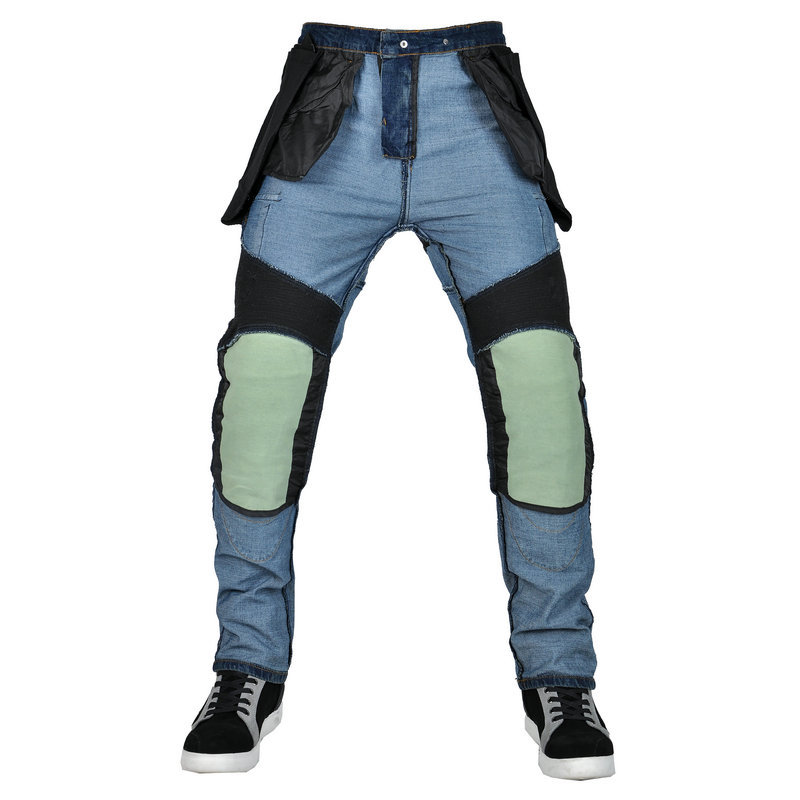 2024 nuevos jeans de motociclismo Kevlar hombre anti-garro con protector anti-caída pantalones de motociclismo