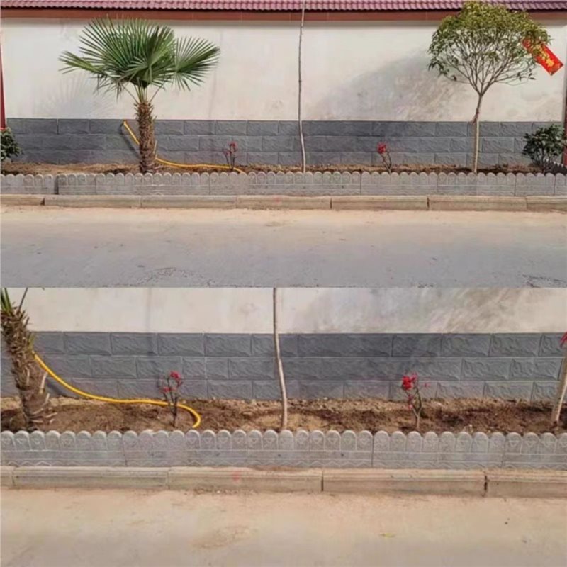 广东梅州花池围砖花坛花圃菜园鱼池围栏户外庭院马路牙子混凝土水