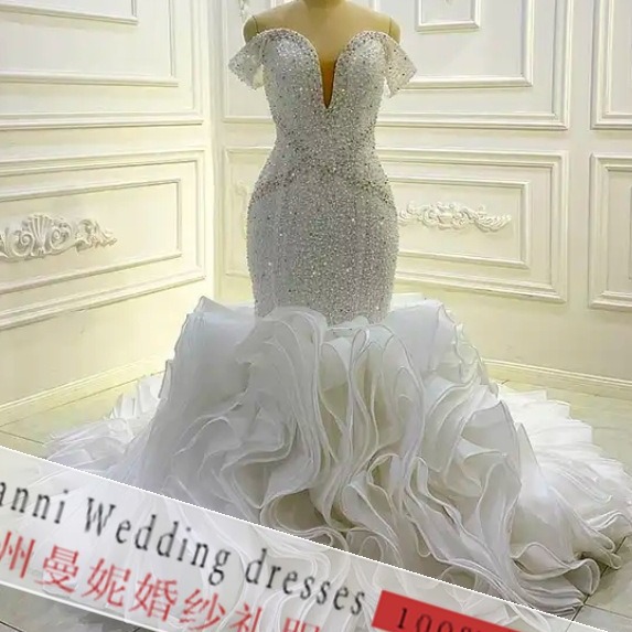 2024 new foreign trade wedding dress cro...