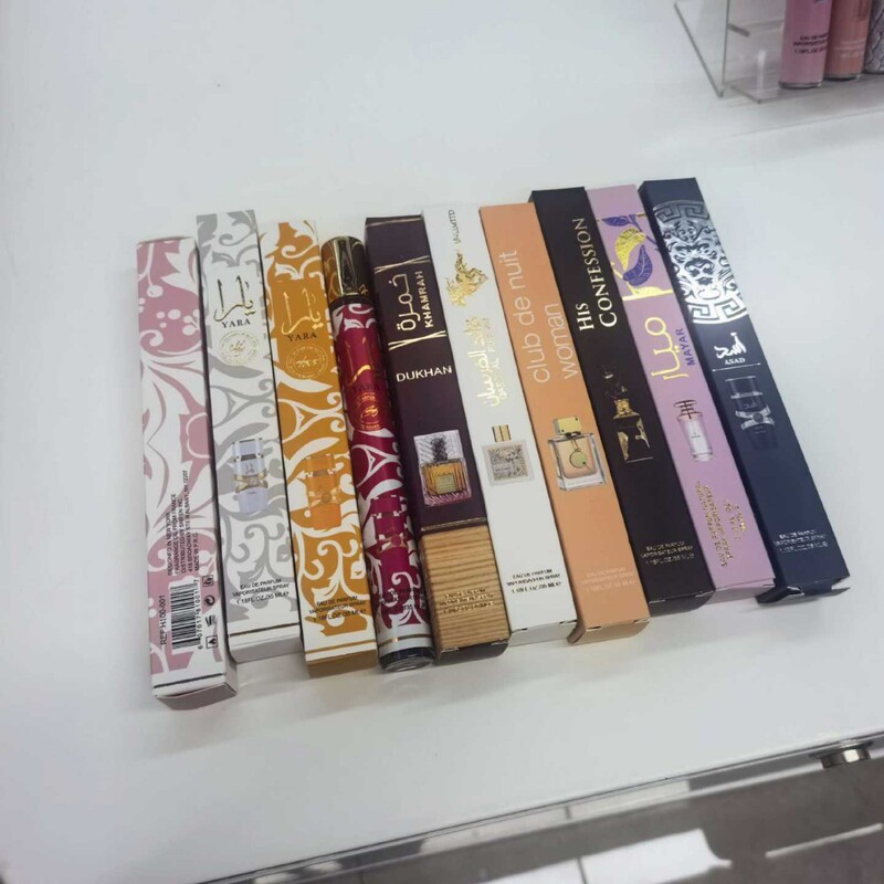 35ml sample-sized perfume, a popular cross-border product for both men and women, featuring a Middle Eastern fragrance with long-lasting scent, exclusively for export, available in stock, and offered at wholesale prices from the factory 35ml sample-sized perfume, a popular cross-border product for both men and women, featuring a Middle Eastern fragrance with long-lasting scent, exclusively for export, available in stock, and offered at wholesale prices from the factory