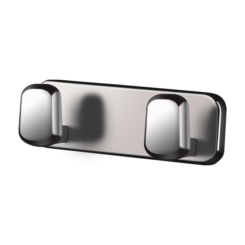 車キャリアフック前列合わせメタル多機能置物小フック車内用品粘着式助手席フック