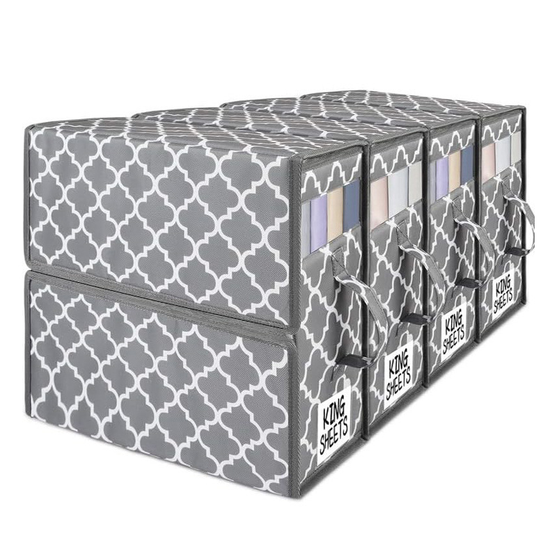 Caja de almacenamiento de ropa INS transfronteriza hogar ropa grande bolsa de almacenamiento de edredón caja de almacenamiento portátil plegable