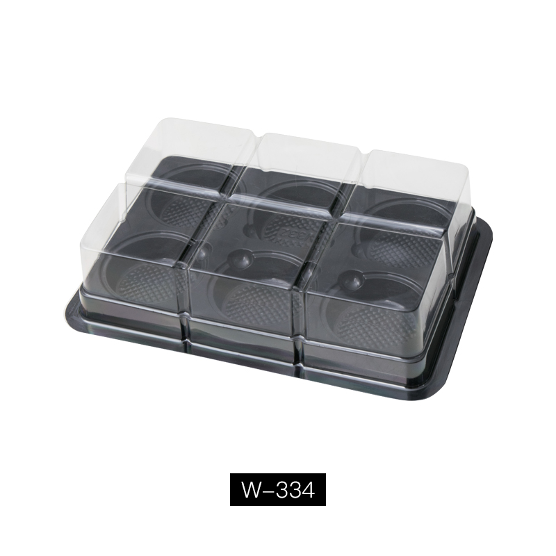 Caja de embalaje de 6 gránulos de arroz pegajoso, seis huevos crujientes, caja de embalaje de nieve, pastel de luna de piel de hielo, horneado, caja de punto occidental