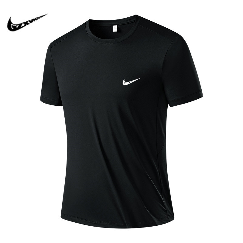Summer Trendy Breathable Ice Silk Short-Sleeve Top for Men, Casual Quick-Dry Sports T-Shirt, Men's Stretchy Loose-Fit Shirt Summer Trendy Breathable Ice Silk Short-Sleeve Top for Men, Casual Quick-Dry Sports T-Shirt, Men's Stretchy Loose-Fit Shirt