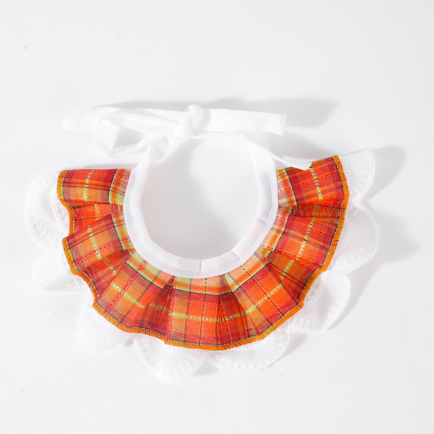 Perro gato babero estilo princesa mascota celosía suministros para mascotas algodón coreano celosía encaje babero para mascotas