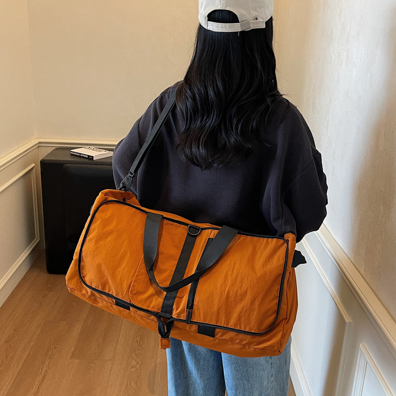 Bolsa de equipaje de viaje transfronteriza de gran capacidad plegable con almacenamiento de zapatos separación seca y húmeda bolsa de yoga bolsa deportiva ocio bolsa de fitness