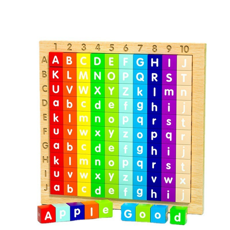Colisión de animales para niños 1-100 matemáticas Educación Temprana bloques de construcción juguetes para niños de 1 a 3 años letras inglesas ilustración material didáctico
