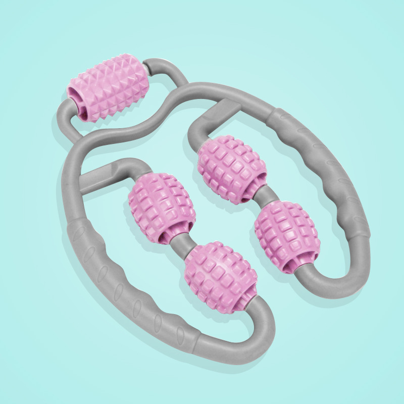 Pierna Meridian masajeador draga delgada pantorrilla rodillo clip de anillo relajar músculo adelgazamiento pierna artefacto relajarse tipo muscular