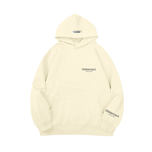 Autumn/Winter Men's and Women's Hooded Sweatshirts with Letter Print Long-Sleeve Outerwear in European and American Essentials Style