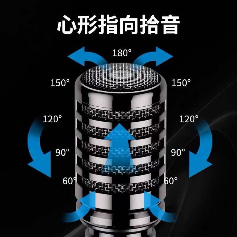 Xianke OK-113 メタル充電式マイク 1 対 2 ワイヤレスハンドヘルドマイクホーム KTV 歌会議|undefined