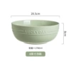 8-inch rice bowl-milk green