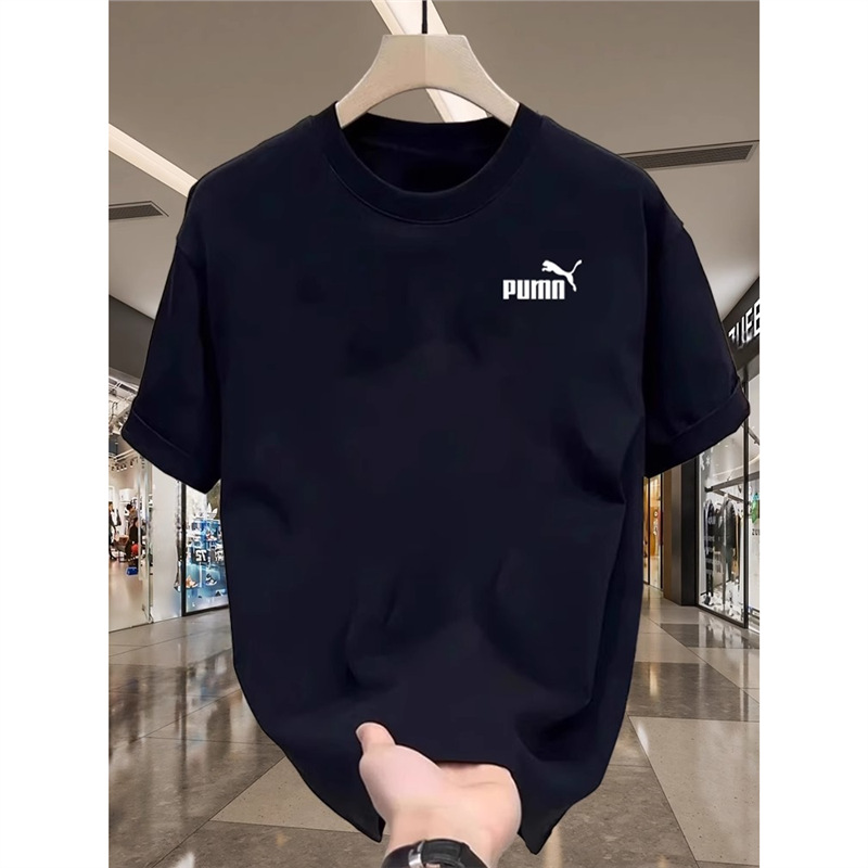 90% off Special Area | Outlet Counter | Summer 100% Pure Cotton Short Sleeve T-Shirt for Men, Trendy Loose Top Half Sleeve