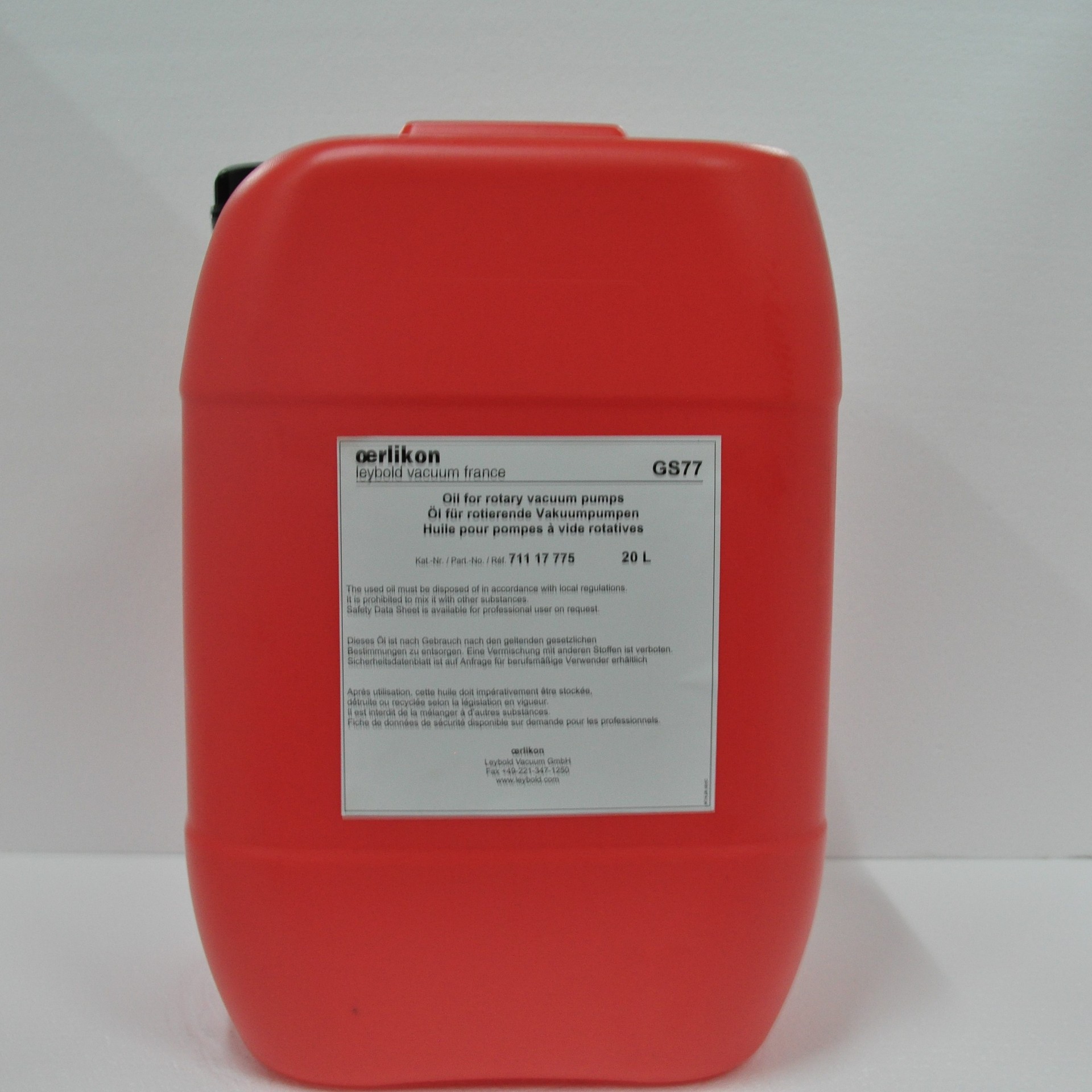 莱宝真空泵油GS77老款现货供应Leybold专用真空泵油新款LVO130