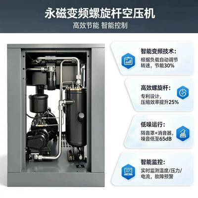 Hava kompressorları Magnet Variable Frequency Silent 22Kw