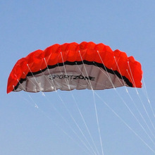 双线软体伞风筝特技运动风筝2.5米彩虹伞复线动力伞风筝