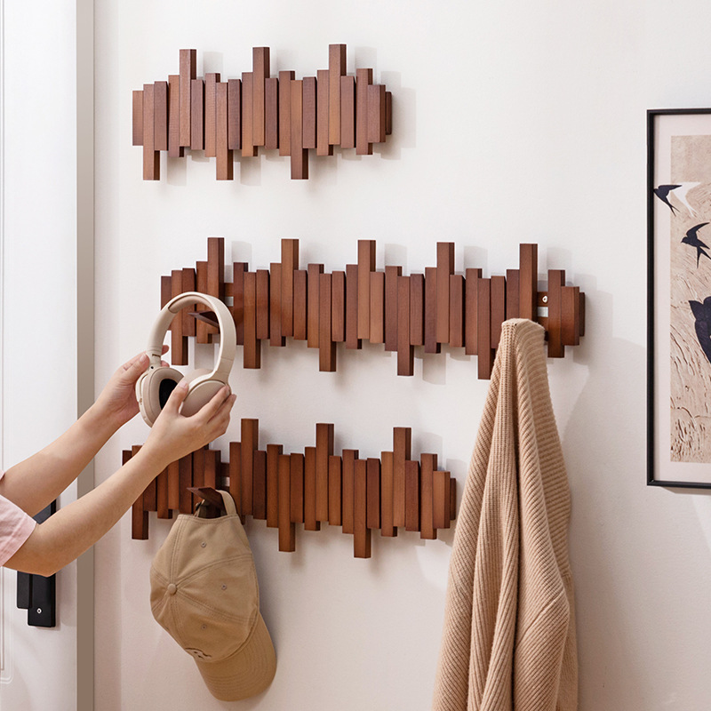 Multifunctional Wall Hooks for Home Use, Wall-Mounted Storage Hooks, Simple Hooks for Keys, Clothes, Bags, Hats, Storage Rack, Wow