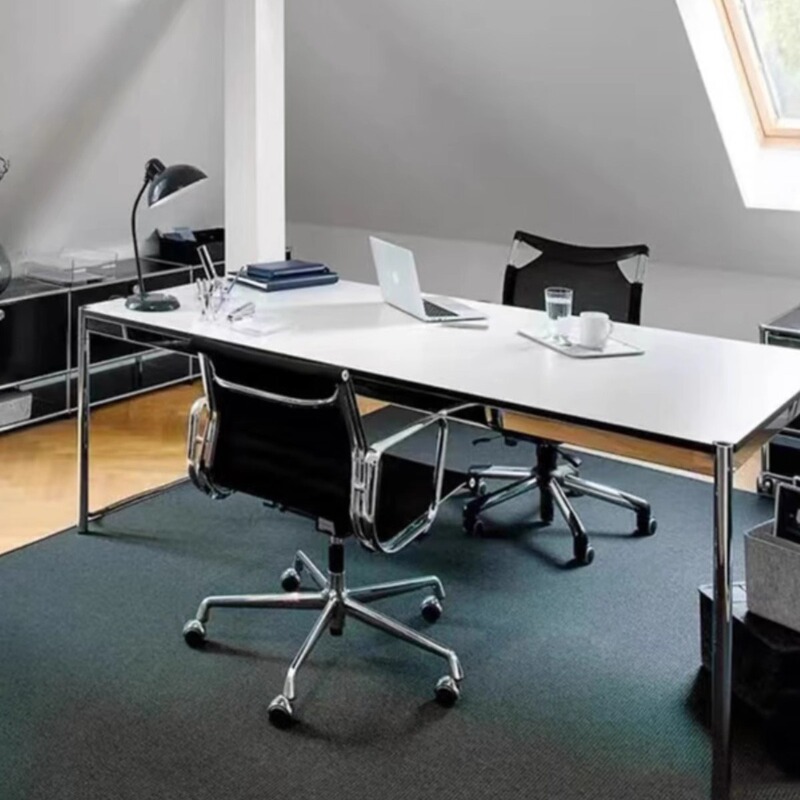 usm desk medieval computer desk stainless steel table legs rectangular conference table ins minimalist table writing desk