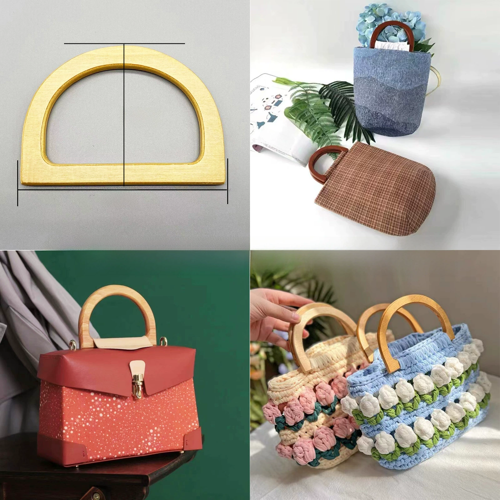 Ручка, деревянная сумка аксессуар, ручка, handmade