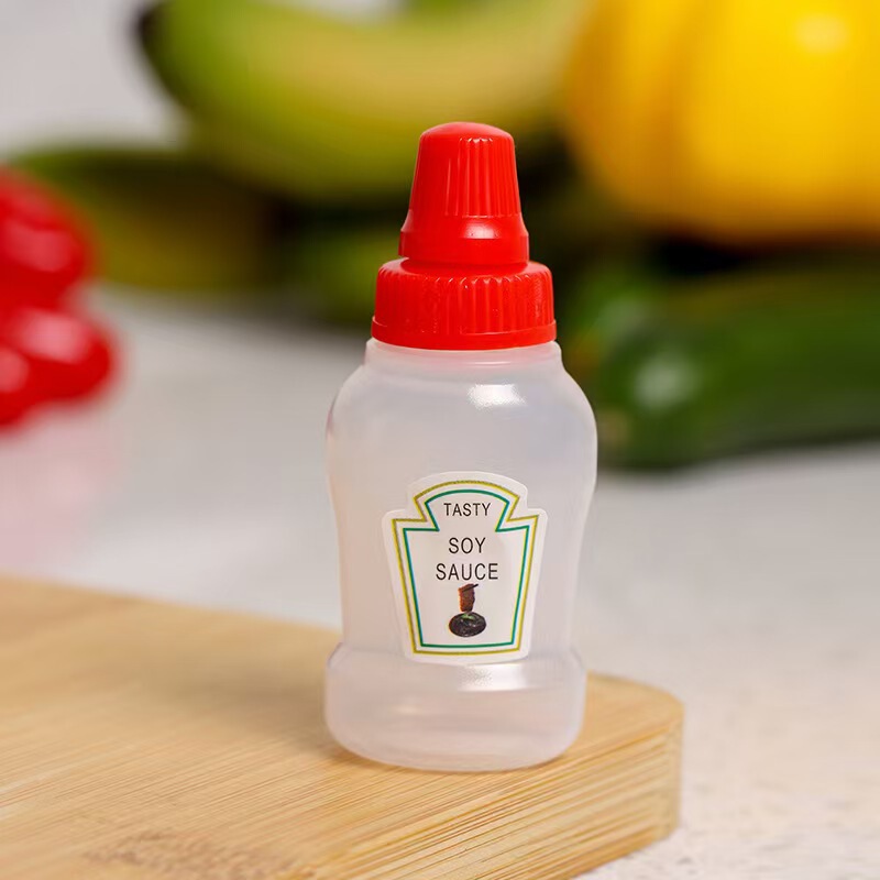 キッチン家庭用ミニ調味料ボトルトマトサラダハニースクイーズボトルソースボトル食品グレードのスクイーズボトルクロスボーダー|undefined