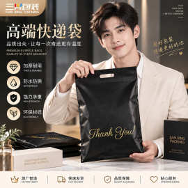 可印刷logo手提快递袋彩色打包袋可降解包装袋跨境欧美快递袋子