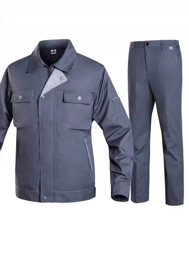 Trajes de trabajo de manga larga ropa de trabajo para hombres engrosados primavera y otoño ropa de protección laboral taller de soldadura personalizado