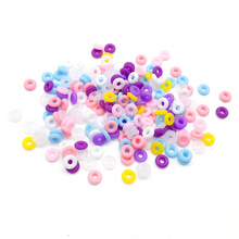 ��ɫ100���轺Ȧ��λ��6mm��2mm����diy���������̶�Ȧ������ɫ