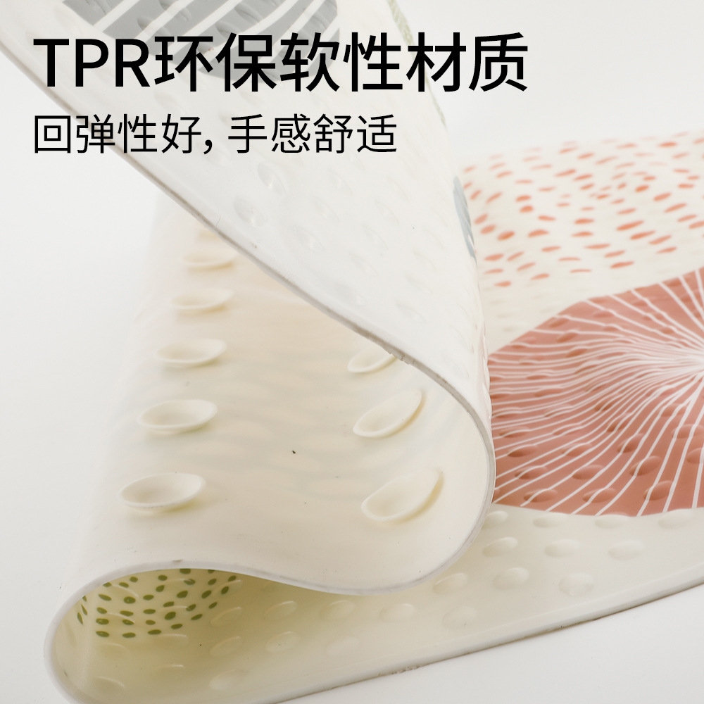 70X39 alfombra antideslizante de baño de impresión TPE alfombra de baño de ducha alfombra de piso simple alfombra de baño alfombra de piso antideslizante