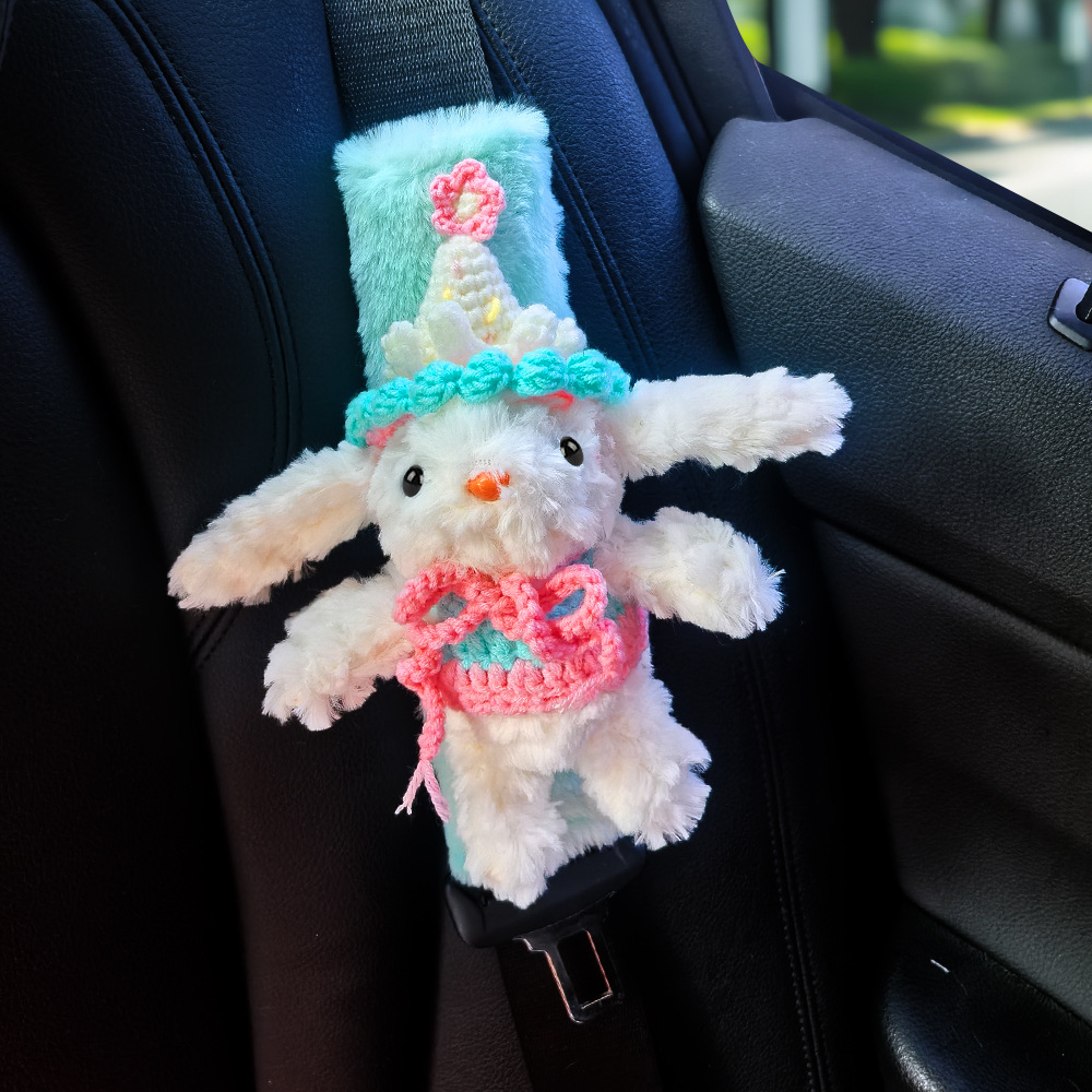 Funda Protectora de Peluche para Cinturón de Seguridad 1 Par de Peluche para Auto