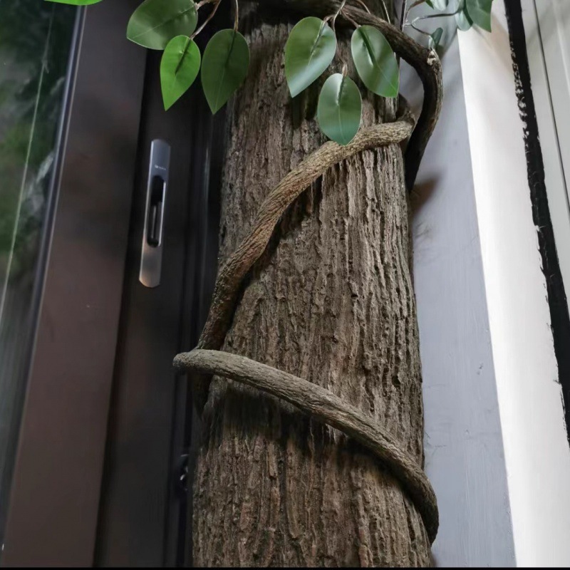 树皮仿真自粘管道装饰柳树皮贴纸自粘装饰包柱子假包柱子包邮批发|undefined