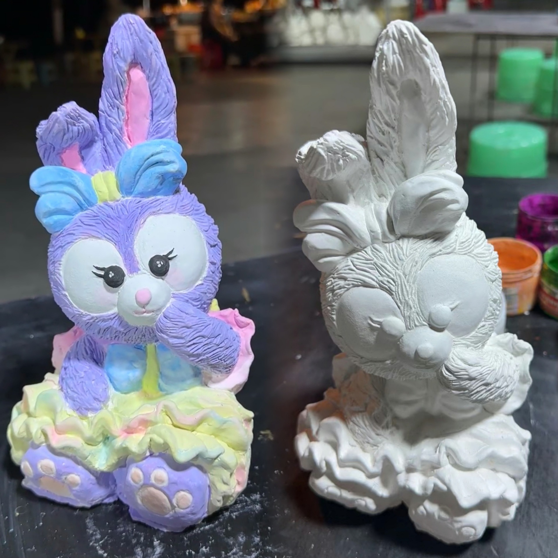 Muñeca de yeso de estilo explosivo al contado, embrión blanco, puesto pequeño del mercado nocturno, muñeca de yeso coloreada especial, centro comercial, exclusivamente para venta al por mayor